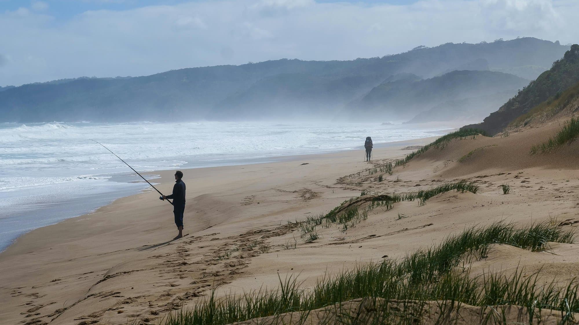 Station Beach with morning mist