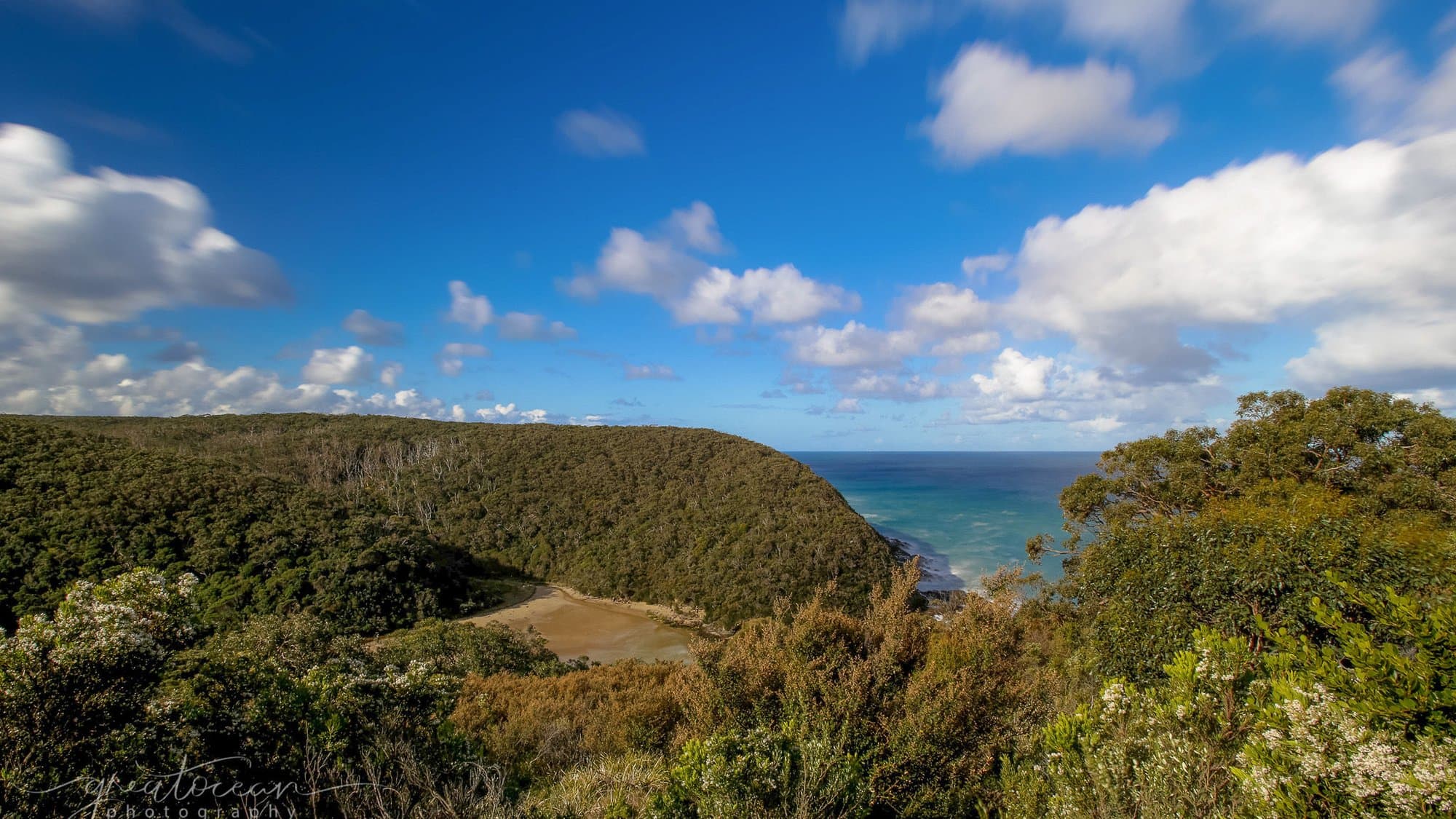Coastal headland panorama