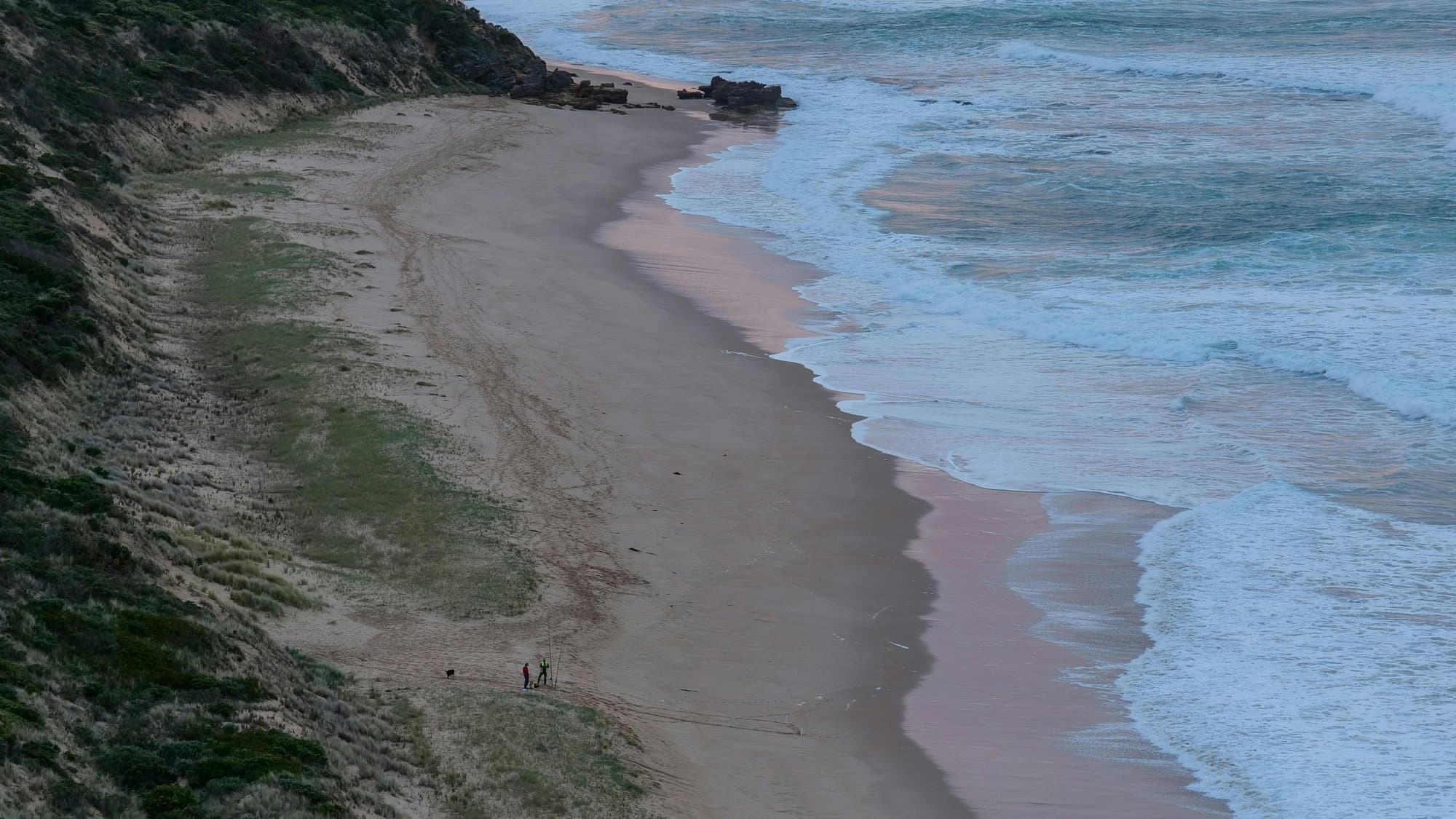 Johanna Beach with powerful surf